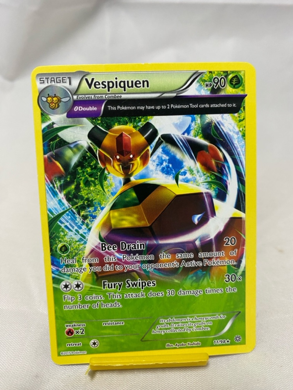 Pokemon Vespiquen 11/98 Ancient Origins Card Rare Non Holo LP